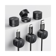UGREEN Organizator kablova, 2 cm, crni