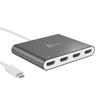Adapter, USB-C na 4 HDMI priključka