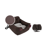 TRAMP Jastuk za auto Maya, tamnosmeđi, 53 × 50 × 35 cm