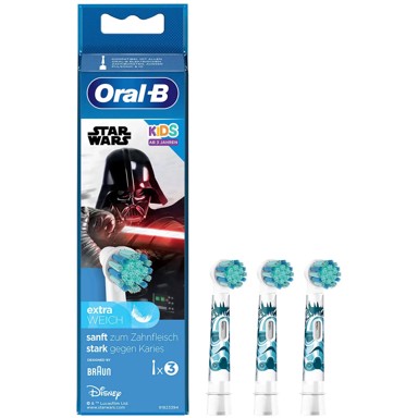 ORAL-B Zamjenske četkice Kids Star Wars, 3 kom