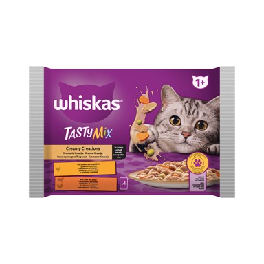 WHISKAS Tasty Mix kremasta kreacija 4 x 85 g