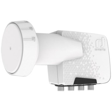 INVERTO Lnb Quad, šum 0,3 dB, Home Pro, DVB-S2, bijeli