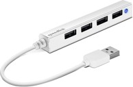SPEEDLINK USB hub Snappy Slim USB 2.0, 4-portni, bijeli