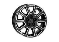 RIAL Aluminijska felga 6,0x15x5/118 et68 (71,1) crna prednja polirana