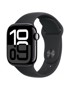 APPLE Pametni sat Watch S10, GPS, 42 mm, Jet Black aluminijski kućište s crnim sportskim remenom - M/L