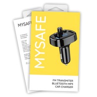 MYSAFE FM Bluetooth odašiljač KP26680, crna
