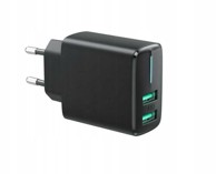 CARCOMMERCE Kućni zidni punjač 2 x USB 3,4 A, 230 V, brzo punjenje