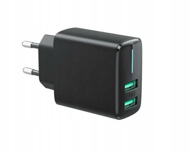 CARCOMMERCE Kućni zidni punjač 2 x USB 3,4 A, 230 V, brzo punjenje