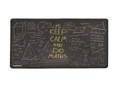NATEC Podloga za miš MATHS MAXI, 800x400 mm, crna