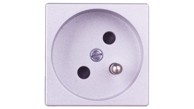 SIMON Connect K45 jednostruka utičnica sa/bez 16A IP20 eloksirani aluminij K02/8