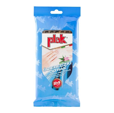 PLAK Maramice za ruke, miris aloe i lotos, 24 kom