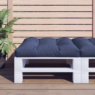 Jastuk za palete Oxford, 80 x 80 x 12 cm, modra