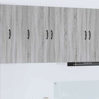 Zidni kuhinjski ormarić s policom 30x31x80 cm, siva sonoma  