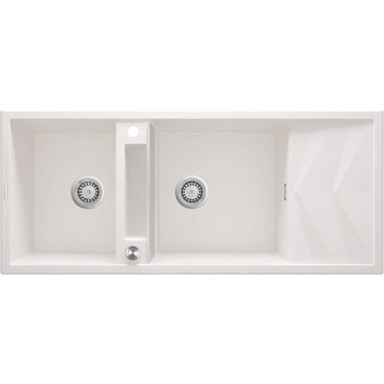 DEANTE Sudoper Magnetic, granit, 116x50 cm, bijela, ZRMA213