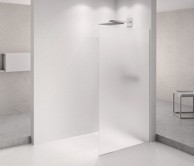 POLYSAN Tuš paravan ARCHITEX CHROM, 1062 mm, matirano staklo