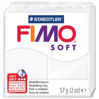 STAEDTLER Masa za modeliranje, FIMO Soft, 57 g, bijela