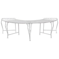 Klupa pod drvetom za 4 sjedala 160 x 80 x 44 cm, čelik