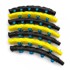WOZINSKY Hula Hoop masažer WHH-110 s nodulima, crno-žuti