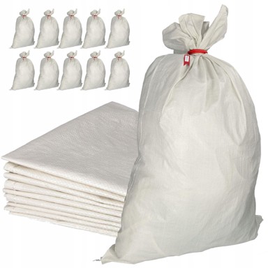 PP Vreća 50 kg, 65 x 105 cm, 82 g, set 10 kom.
