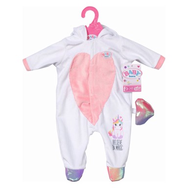 ZAPF Pidžama Baby Born jednorog, 43cm