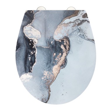 WENKO WC daska 37,5 x 44,5 cm s automatskim zatvaranjem Licata 