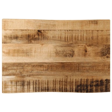 Stolna ploča sa živi rub 70x40x2,5 cm masivno grubo drvo manga