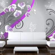 Foto tapeta Purple orchids variation 100x70