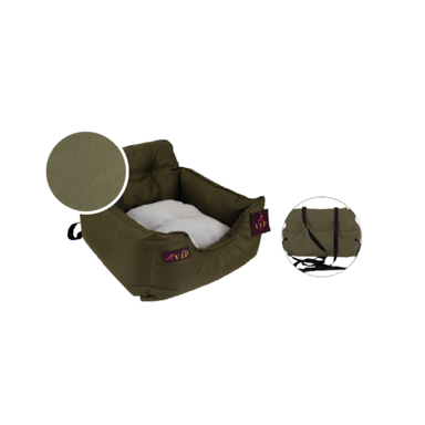 TRAMP Jastuk za auto Maya, vojnički zeleni, 53 × 50 × 35 cm