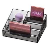 IDESIGN Mat crni kupaonski kozmetički organizator od reciklirane plastike Nail Station 