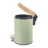 ORION Svijetlo zelena metalna kanta za smeće s pedalom 3 l Greenish