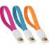 Home USB kabel A na USB micro, 2.1 A, 21,5 cm, flat, SA 050/M