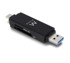 EWENT Čitač kartica, USB 3.0, USB-C i USB-A