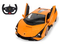 JAMARA Auto na daljinsko upravljanje Delux Lamborghini Sián FKP, narančasti, 1:14
