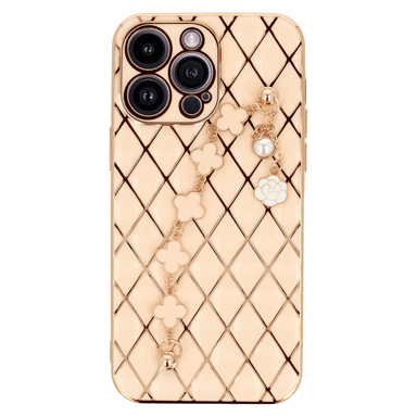 ONASI Silikonska maskica, iPhone 14, Glamur, narukvica, roza