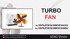 TURBO FAN Ventilator za kamin Strom 654G, 4 lopatice, zlatni