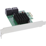 INLINE Sučeljna kartica 76617L, PCIe na SATA, 6 Gbit/s