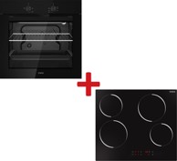 VIVAX HOME Ugradbeni set pećnica + ploča BO-624MS G + BH-04MVC