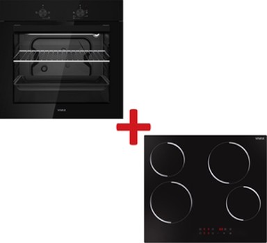 VIVAX HOME Ugradbeni set pećnica + ploča BO-624MS G + BH-04MVC