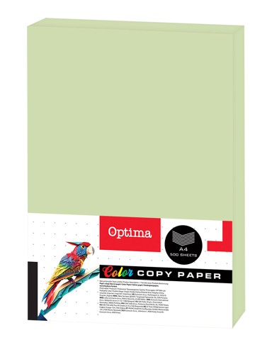 OPTIMA Papir fotokopirni A4 Pastel Green, 80 g, 500/1, P5