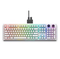 ALIENWARE Gaming tipkovnica AW920K, mehanička, Cherry MX Red, bežična, tri načina povezivanja, RGB osvjetljenje, US raspored, bijela