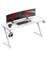 HUZARO Gaming stol Hero 4.8, RGB, bijeli