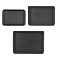 VEVOR Set za pečenje, 3-dijelni, 455x329x28 cm, crni
