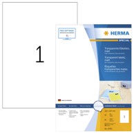 HERMA Transparentne etikete 210x297 mm mat 100 listova 10783