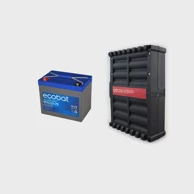 ECOBAT Baterijski set za brod, 12V, 75Ah