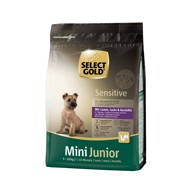 SELECT GOLD Sensitive Junior Mini janjetina, losos i krumpir 1 kg