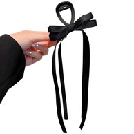 Kopča za kosu Bow, crna