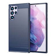 MG Maskica za Samsung Galaxy S23 Ultra, karbonska, silikonska, plava