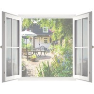 NIKCORP Mreža za prozore protiv komaraca i insekata, samoljepljiva, 150 × 250 cm, bijela