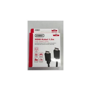 SYNERGY Kabel HDMI, 1.5m