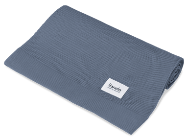 LIONELO Deka od bambusa, plava